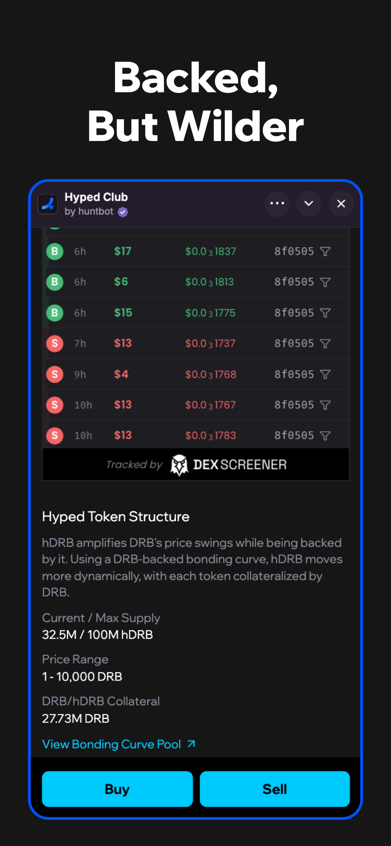 Hyped Club - Farcaster Mini Apps screenshot